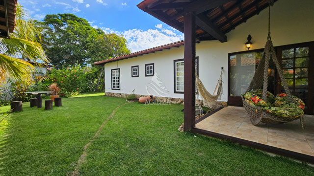 Área externa da casa