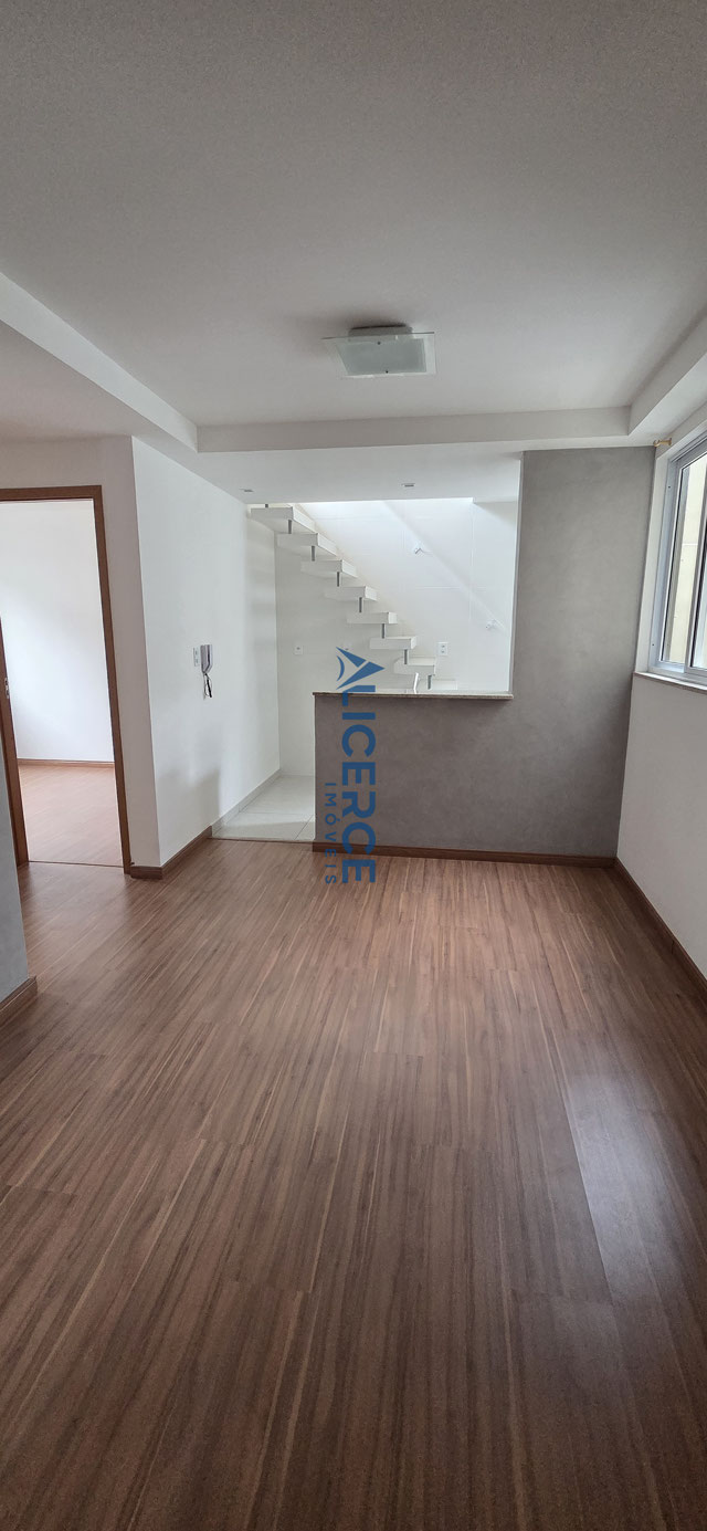 Sala integrada com cozinha