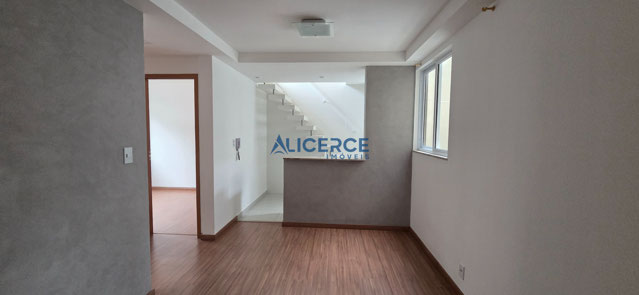 Sala integrada com cozinha