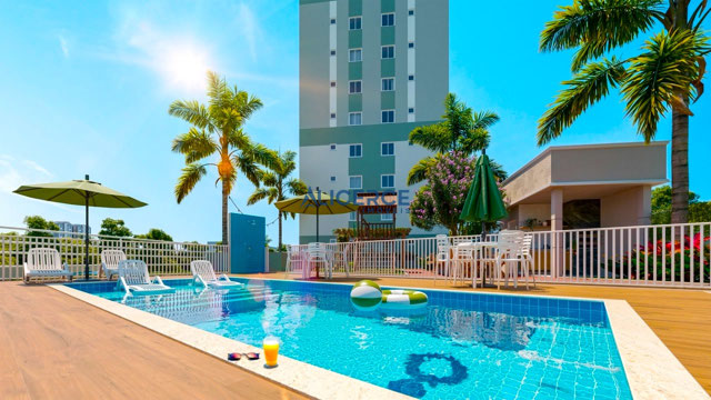 ÁREA DE LAZER- PISCINA