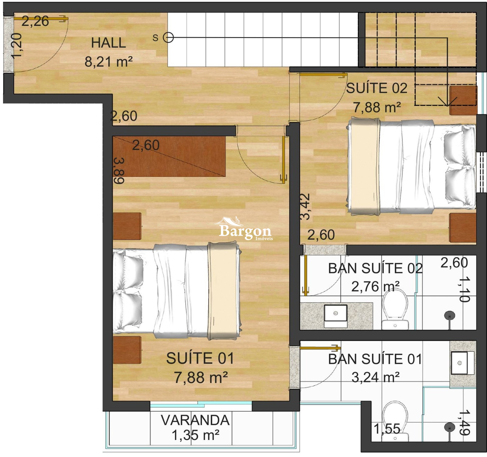 Cobertura à venda em São Pedro, Juiz de Fora - MG - Foto 17