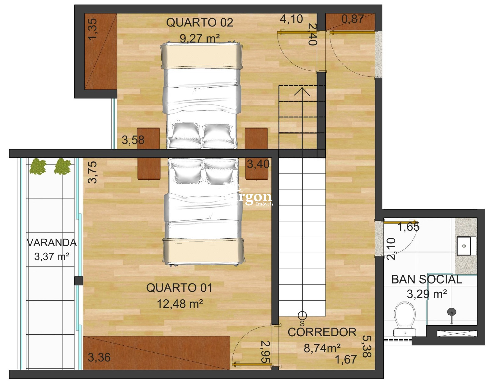 Cobertura à venda em São Pedro, Juiz de Fora - MG