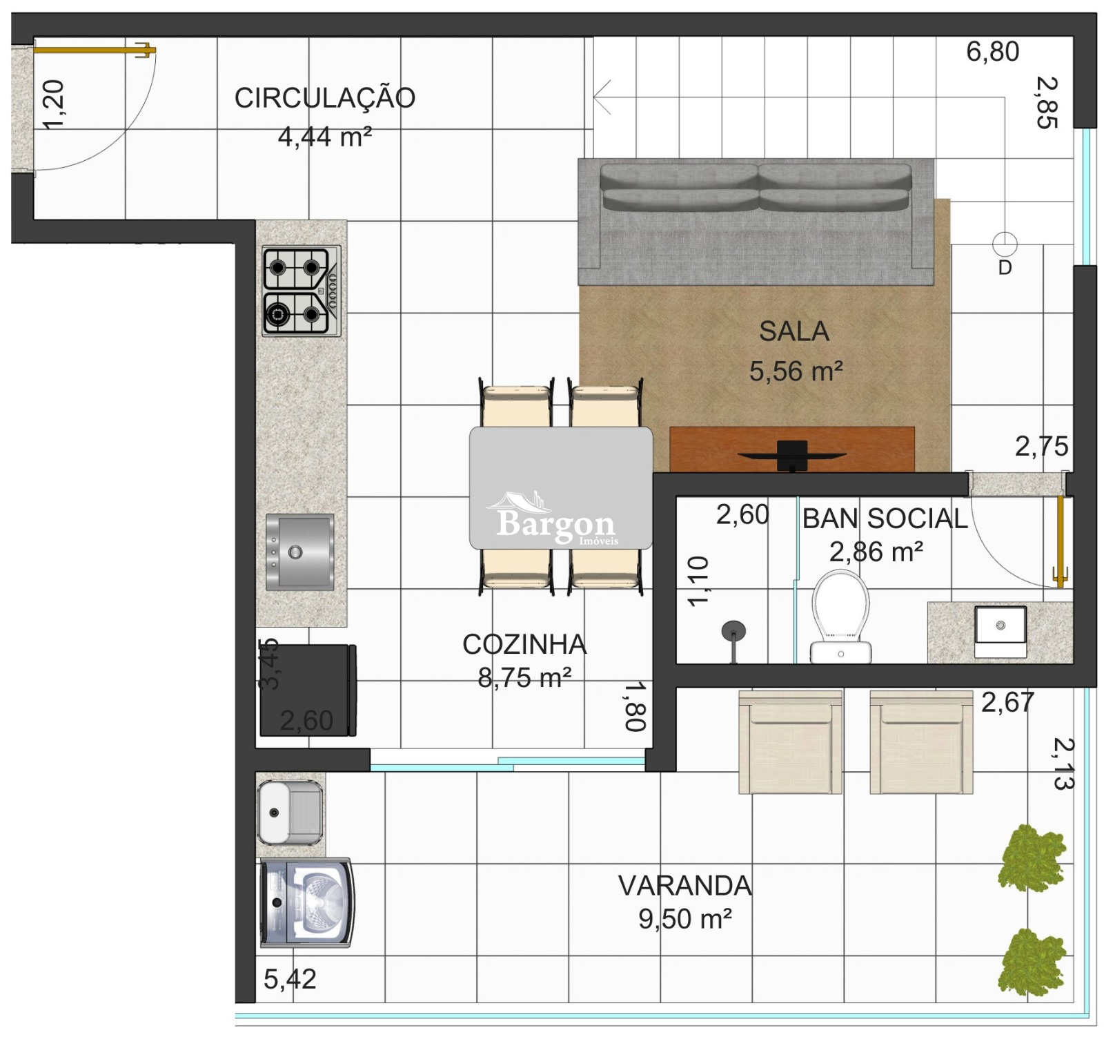 Cobertura à venda em São Pedro, Juiz de Fora - MG - Foto 6