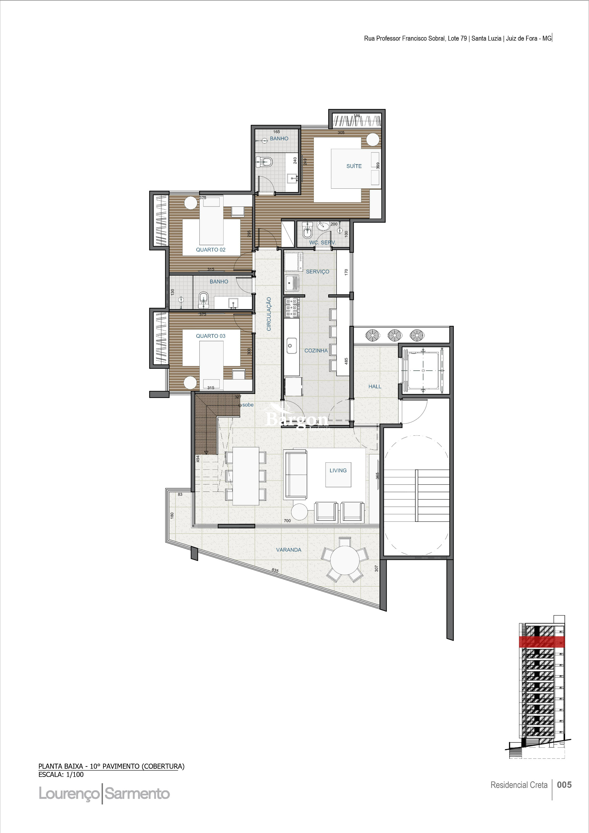 Cobertura à venda em Estrela Sul, Juiz de Fora - MG - Foto 2