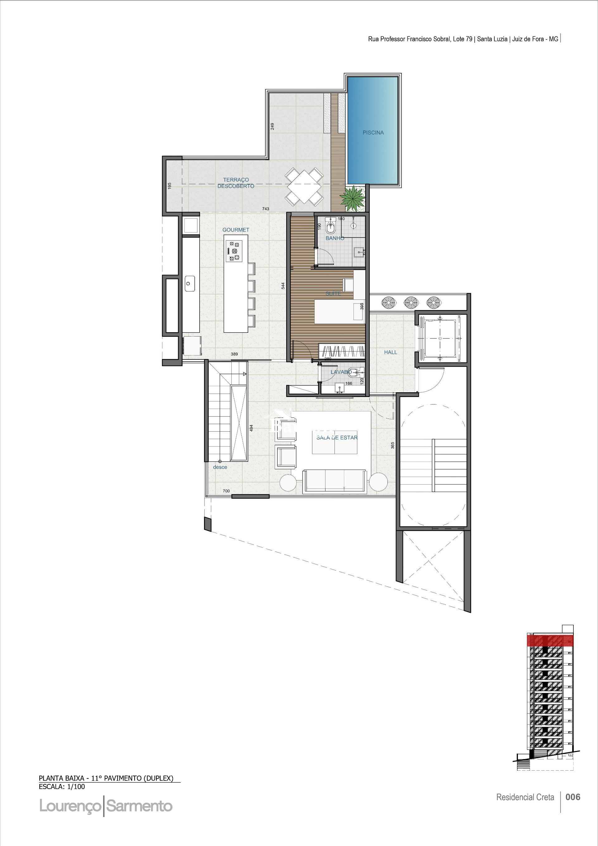 Cobertura à venda em Estrela Sul, Juiz de Fora - MG - Foto 3
