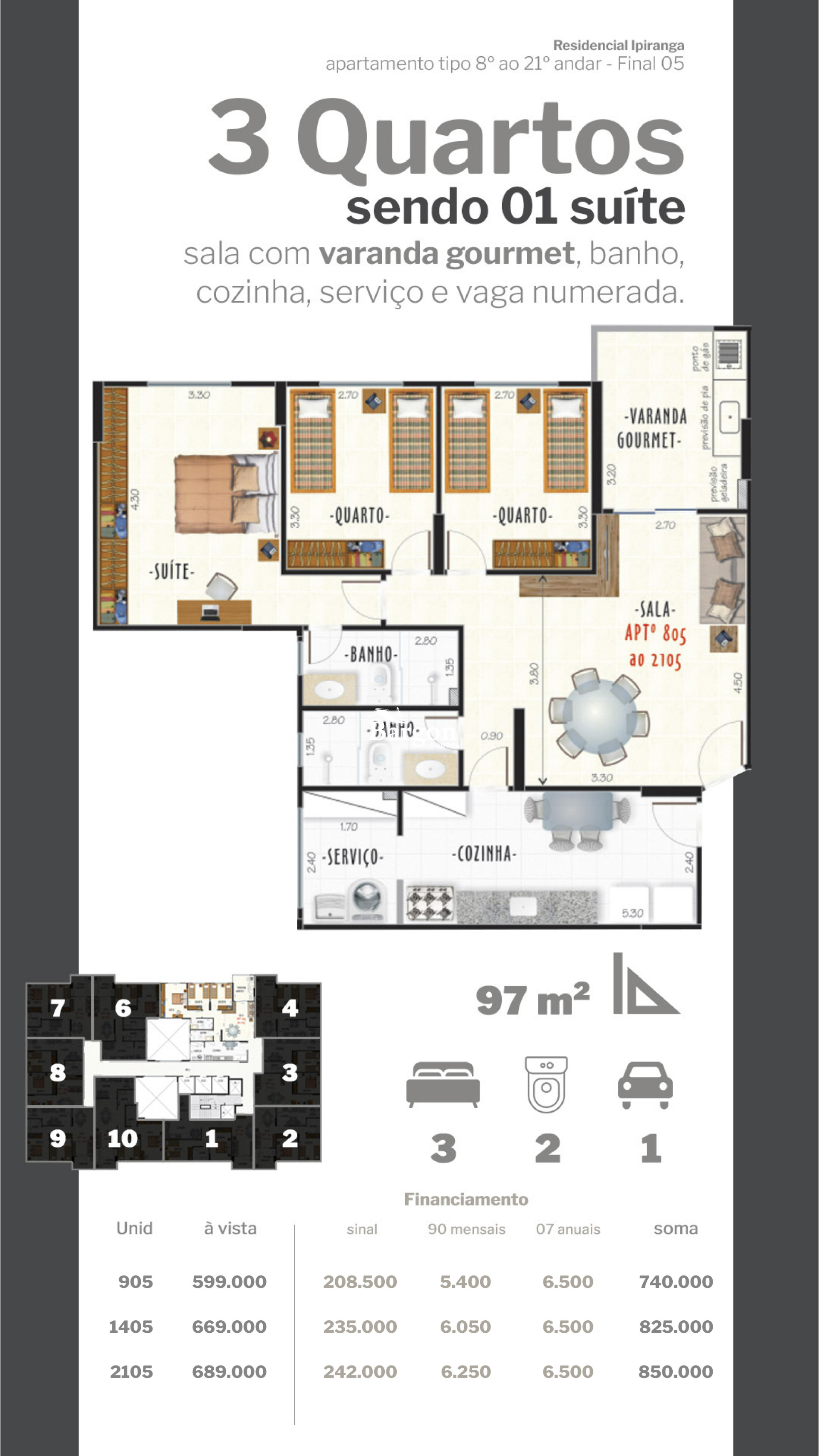 Apartamento à venda em São Mateus, Juiz de Fora - MG - Foto 21