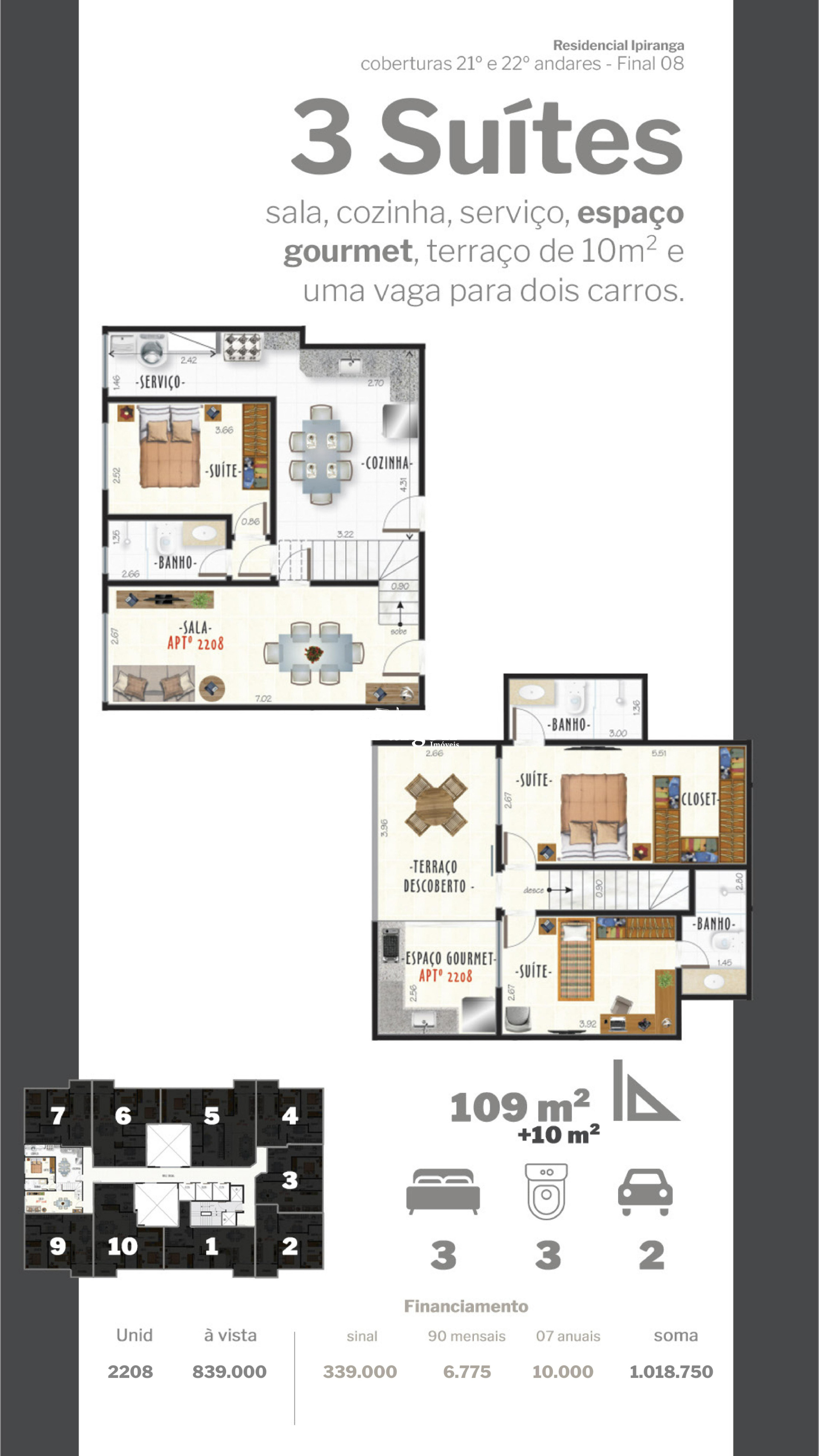 Apartamento à venda em São Mateus, Juiz de Fora - MG - Foto 22