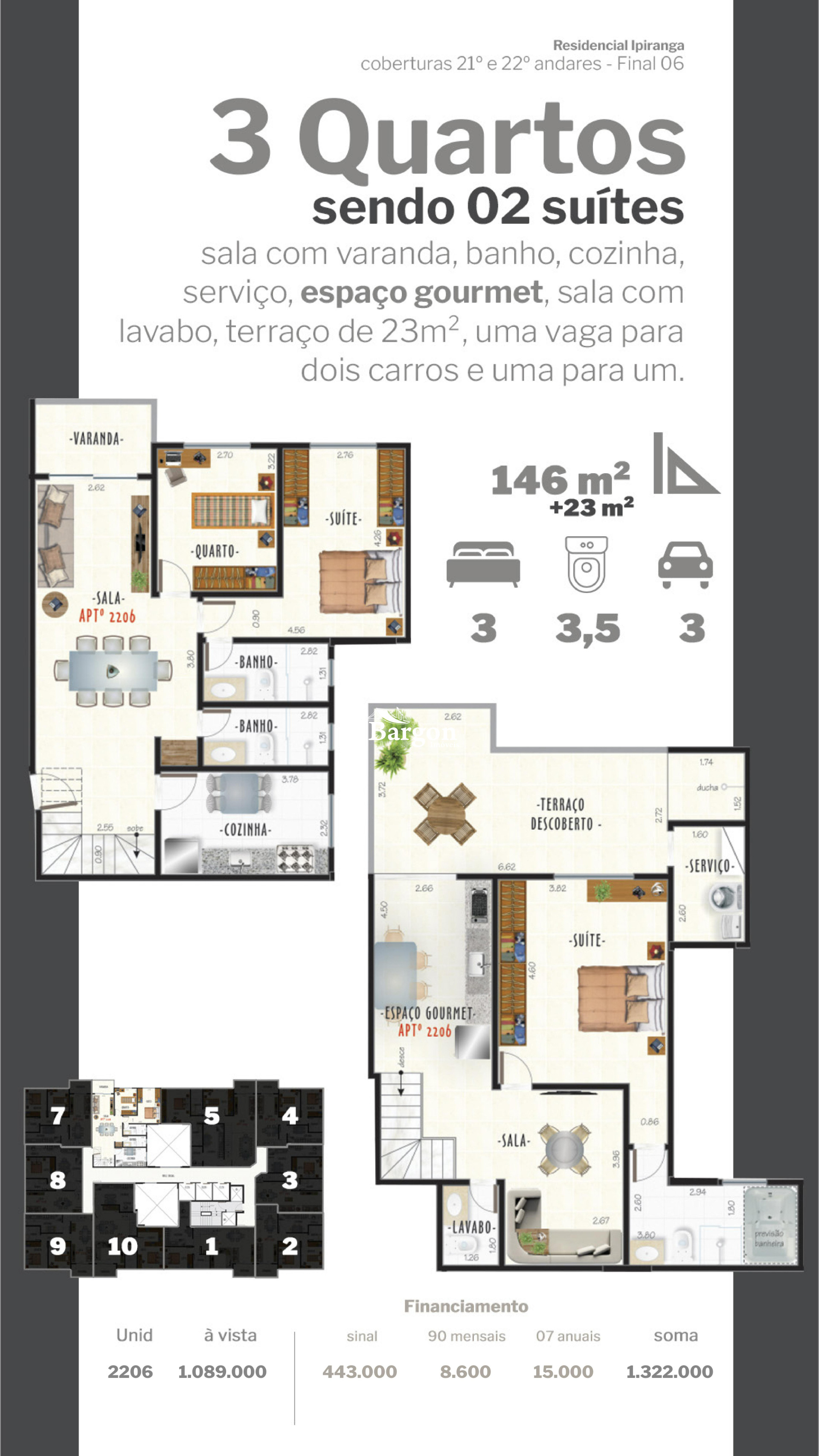 Apartamento à venda em São Mateus, Juiz de Fora - MG - Foto 30