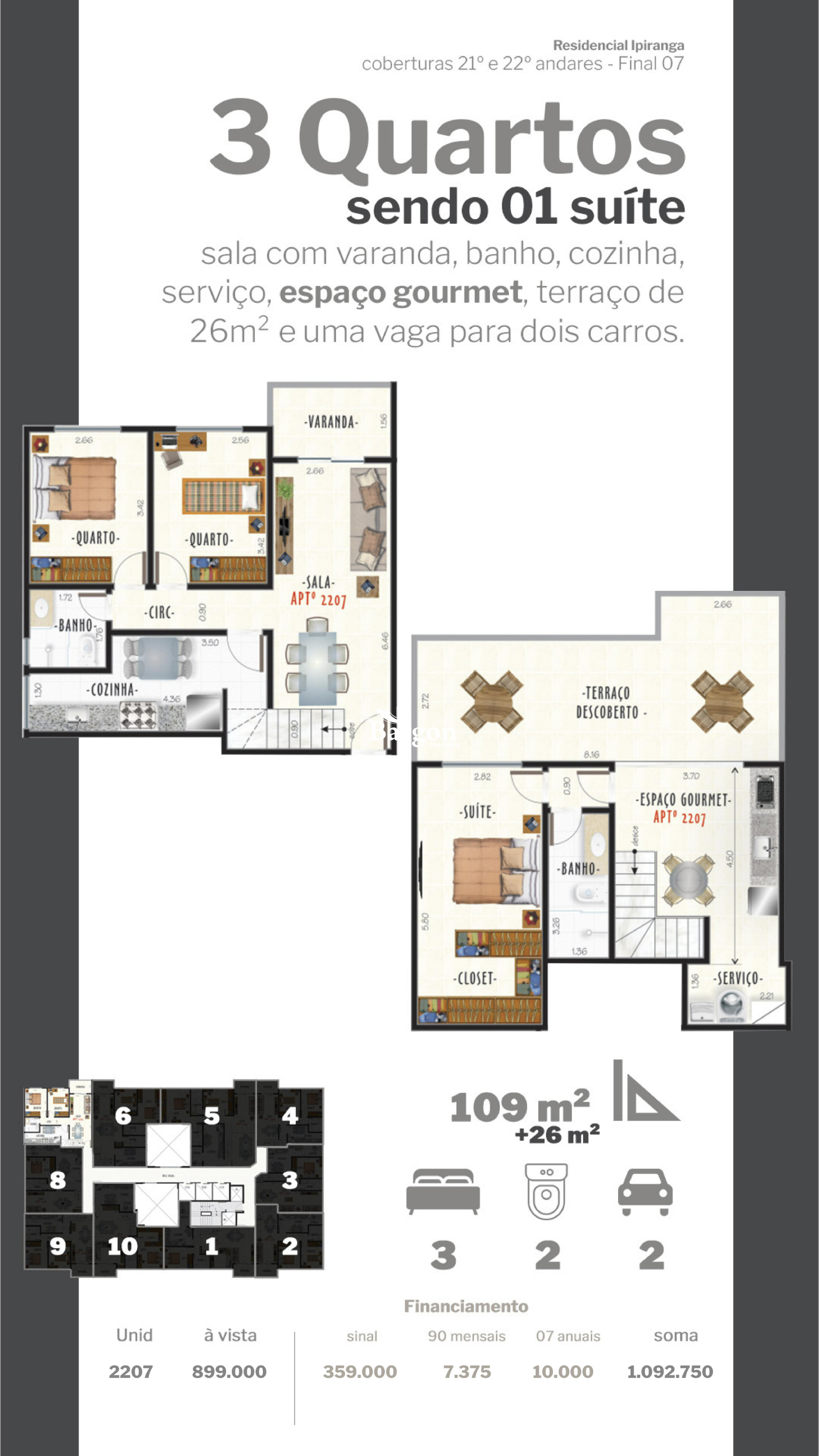 Apartamento à venda em São Mateus, Juiz de Fora - MG - Foto 25