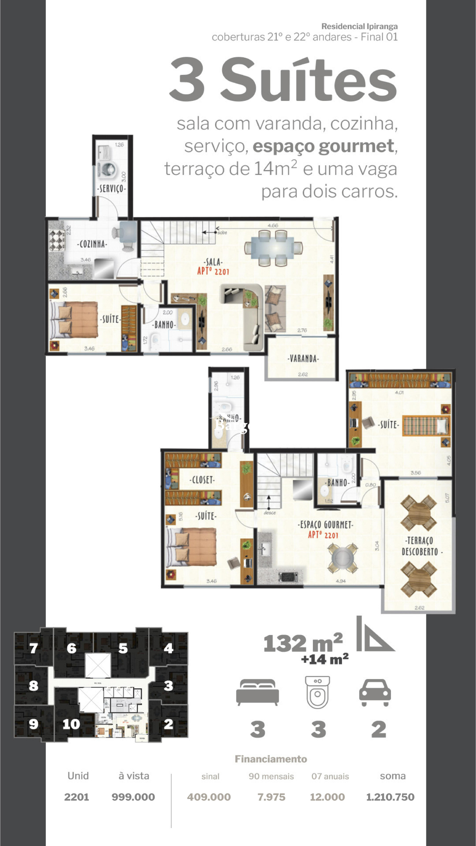 Apartamento à venda em São Mateus, Juiz de Fora - MG - Foto 28