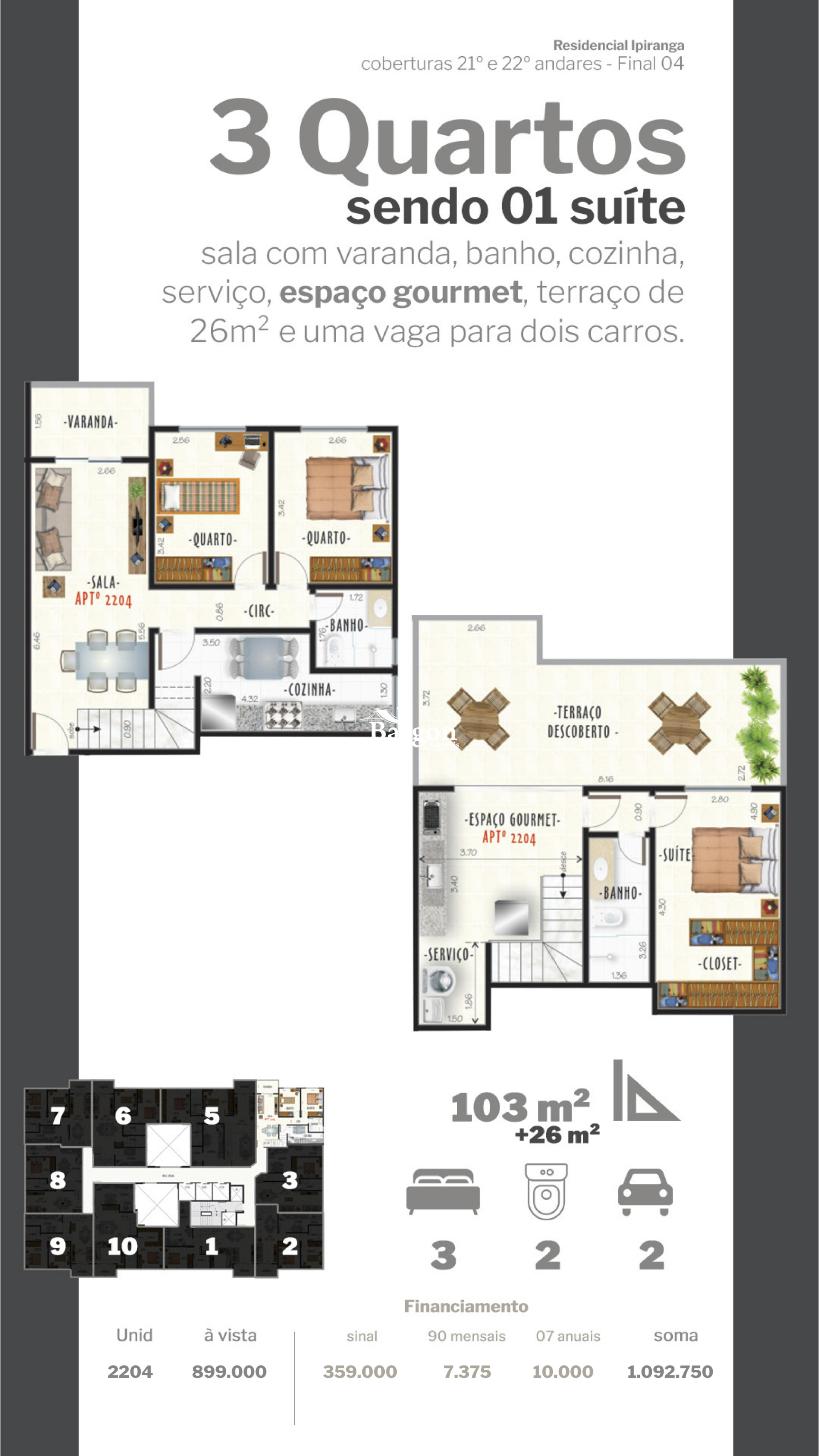 Apartamento à venda em São Mateus, Juiz de Fora - MG - Foto 24