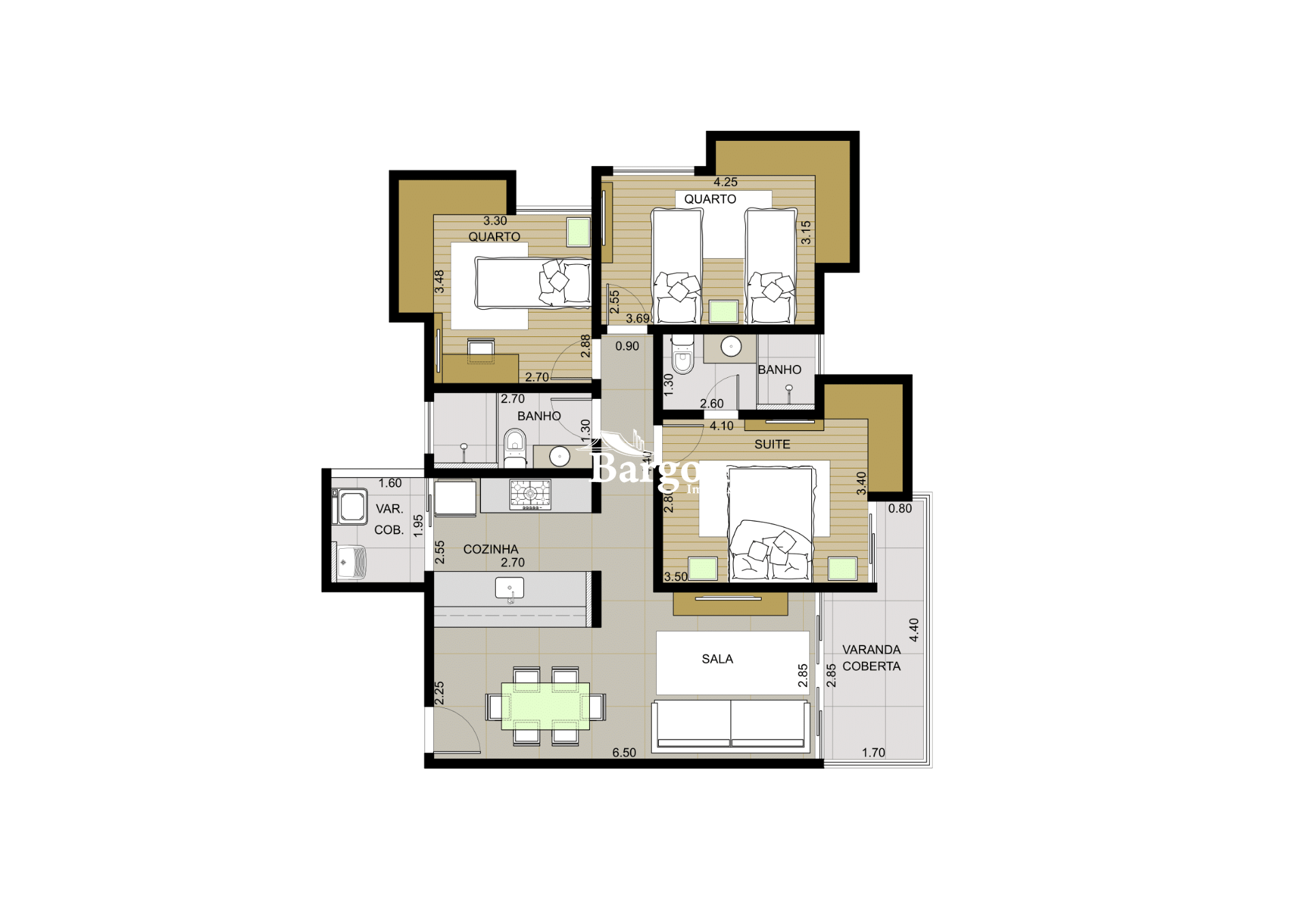 Apartamento à venda em Recanto da Mata, Juiz de Fora - MG - Foto 19