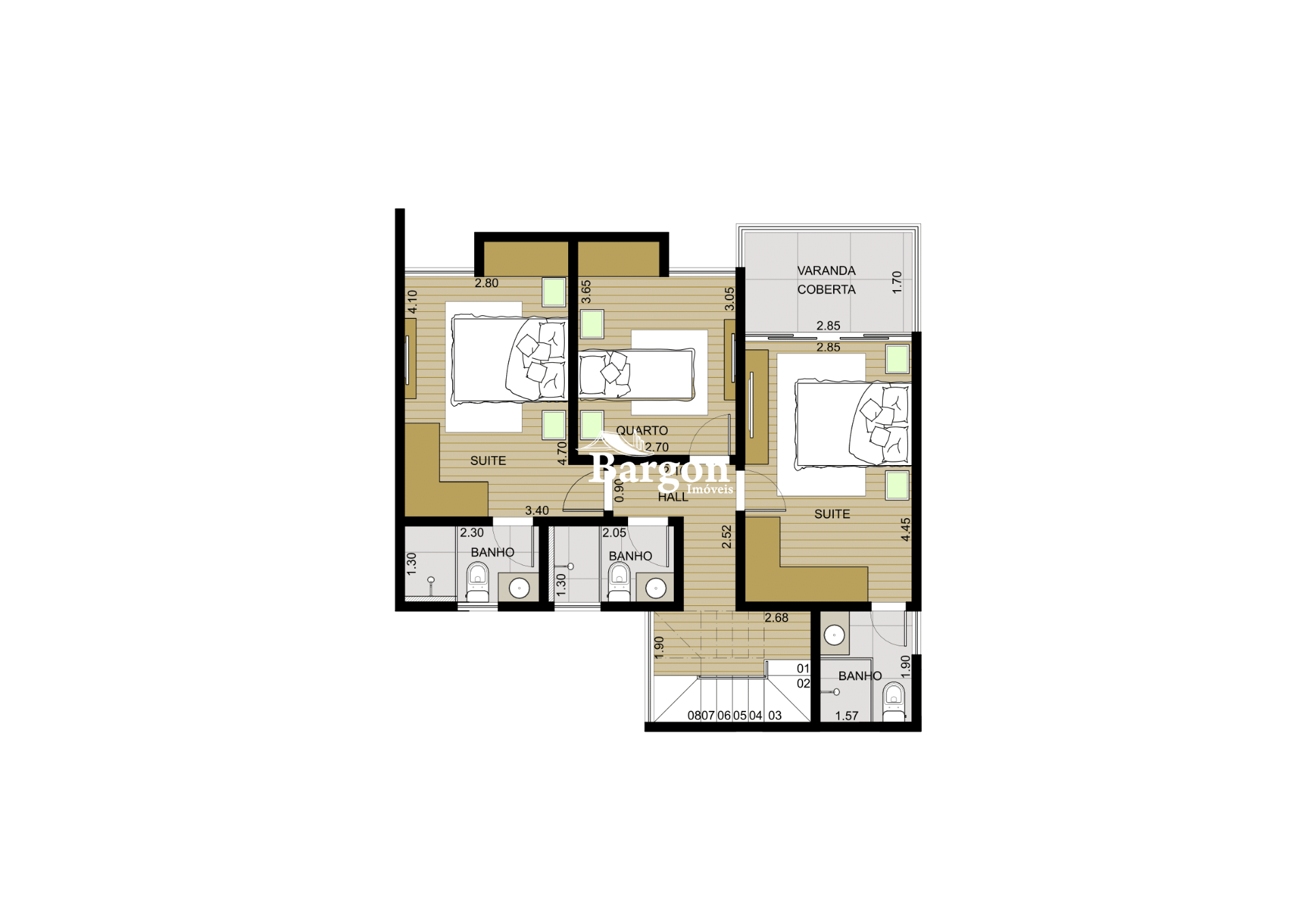 Apartamento à venda em Recanto da Mata, Juiz de Fora - MG - Foto 20