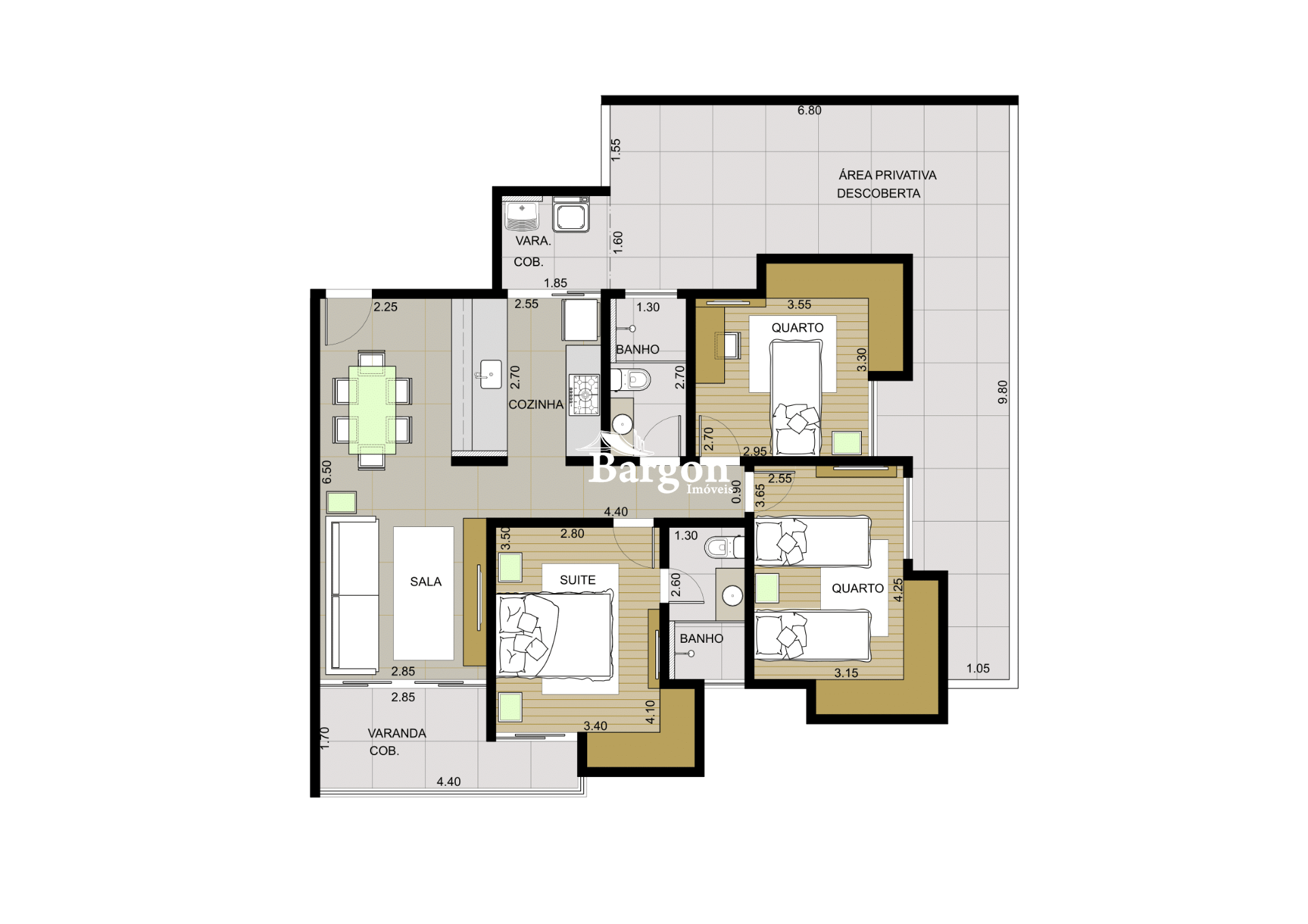 Apartamento à venda em Recanto da Mata, Juiz de Fora - MG