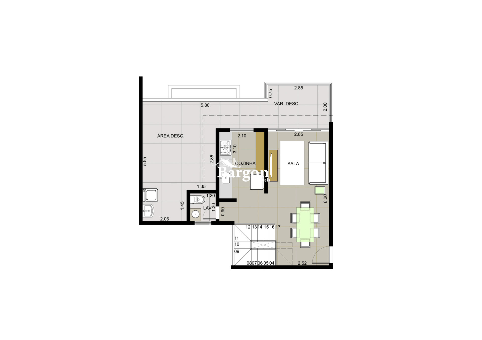 Apartamento à venda em Recanto da Mata, Juiz de Fora - MG - Foto 21