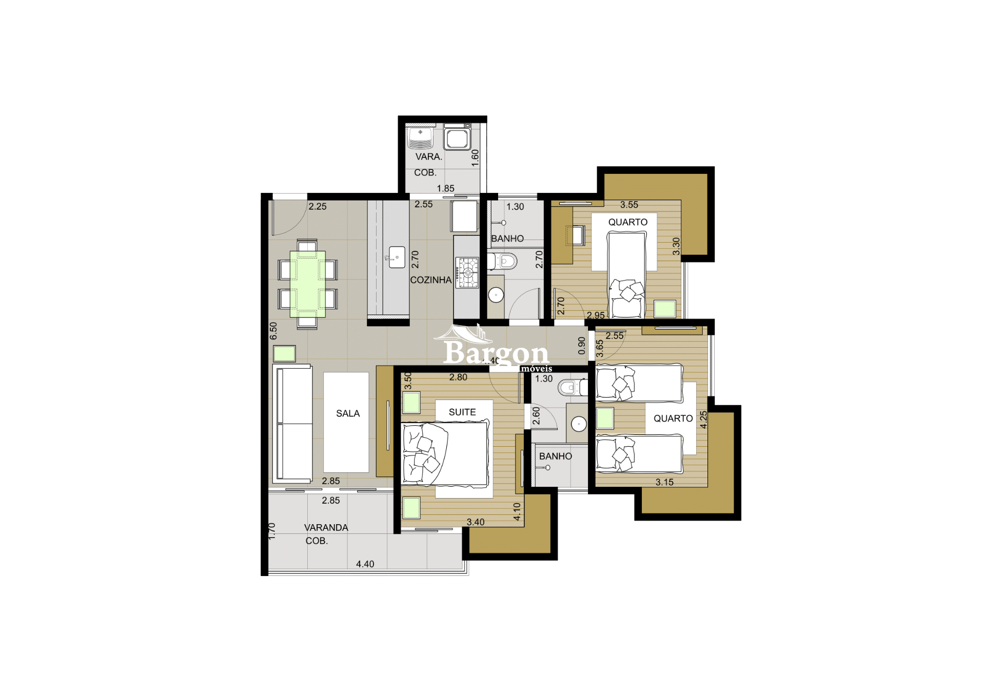 Apartamento à venda em Recanto da Mata, Juiz de Fora - MG - Foto 18