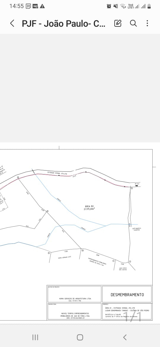 Terreno Residencial à venda em TANQUE - COLÔNIA DE SÃO PEDRO, Juiz de Fora - MG - Foto 16