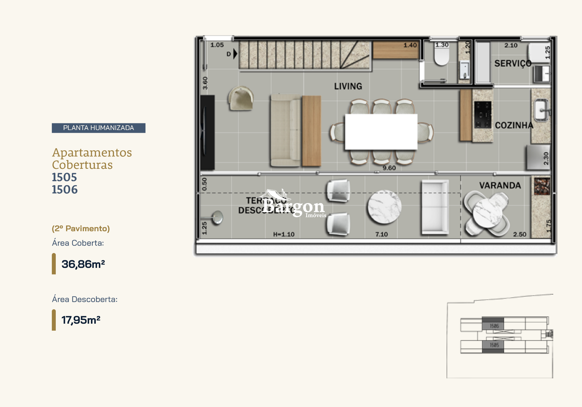 Cobertura à venda em Granbery, Juiz de Fora - MG - Foto 9