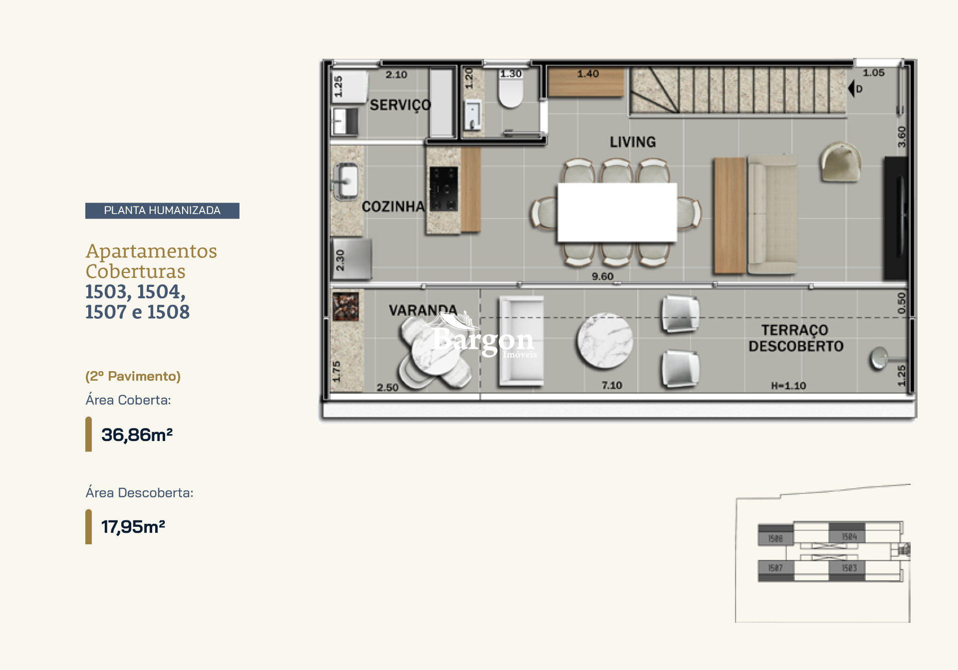 Cobertura à venda em Granbery, Juiz de Fora - MG - Foto 7