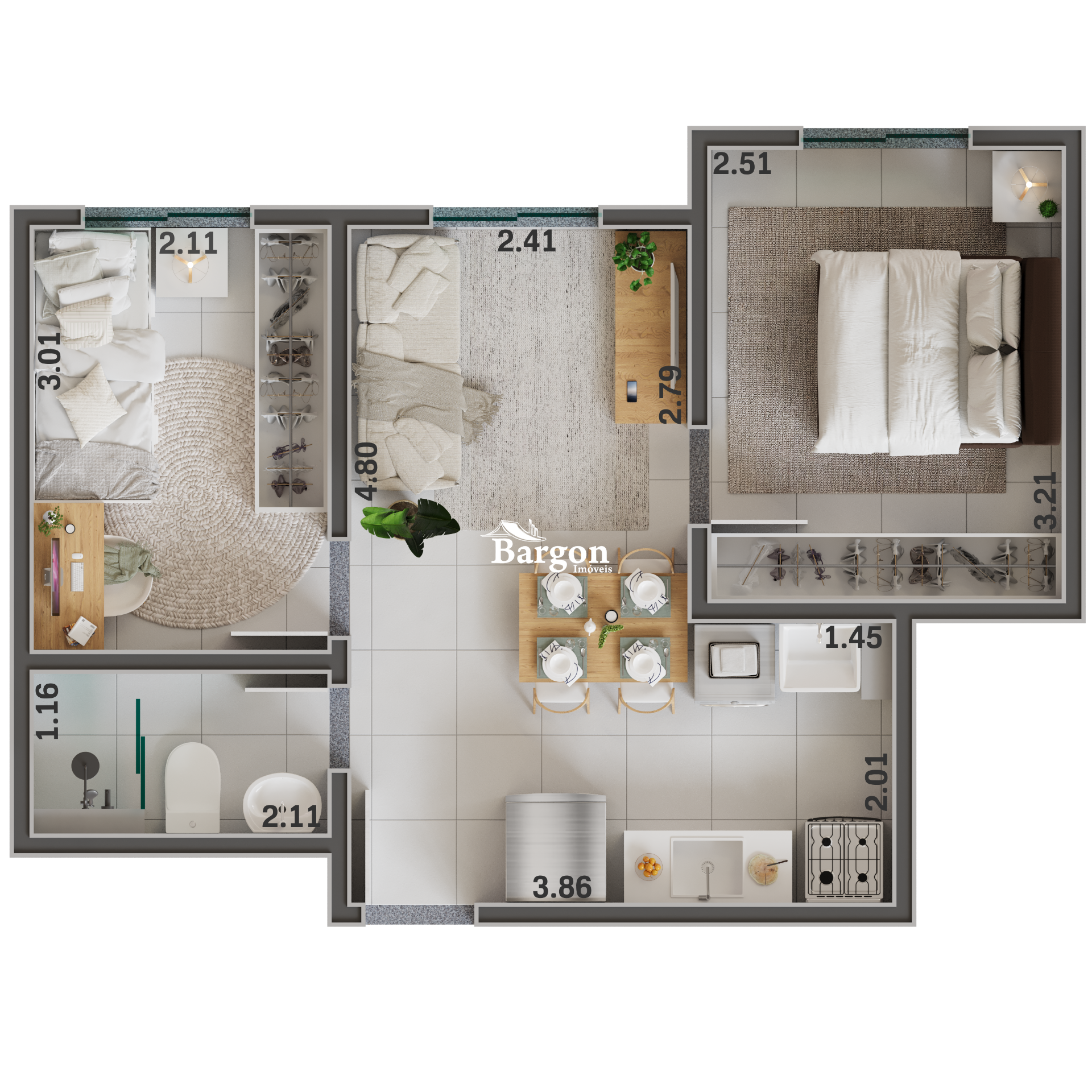 Apartamento à venda em Francisco Bernardino, Juiz de Fora - MG - Foto 15