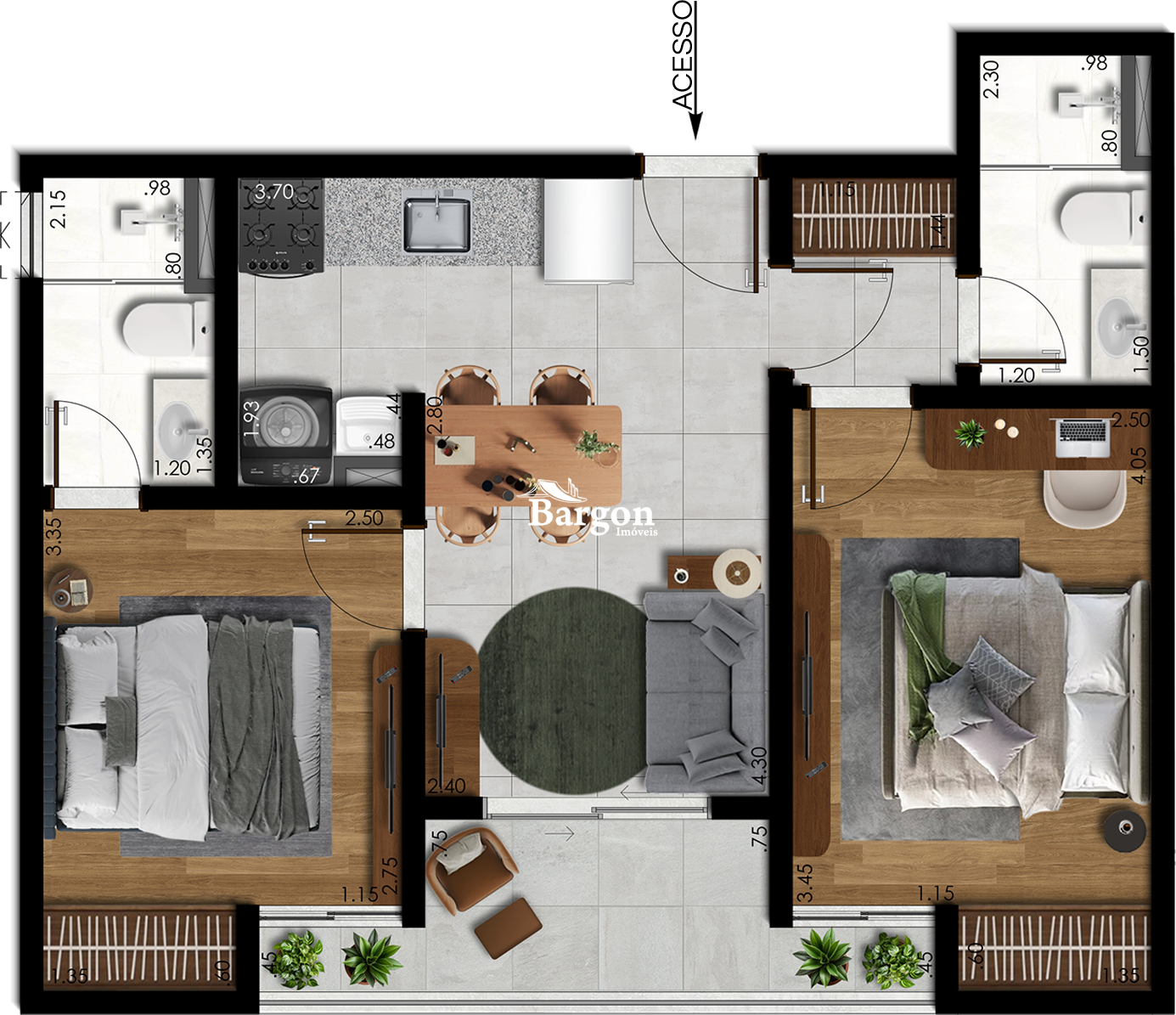 Apartamento à venda em Mariano Procópio, Juiz de Fora - MG - Foto 3