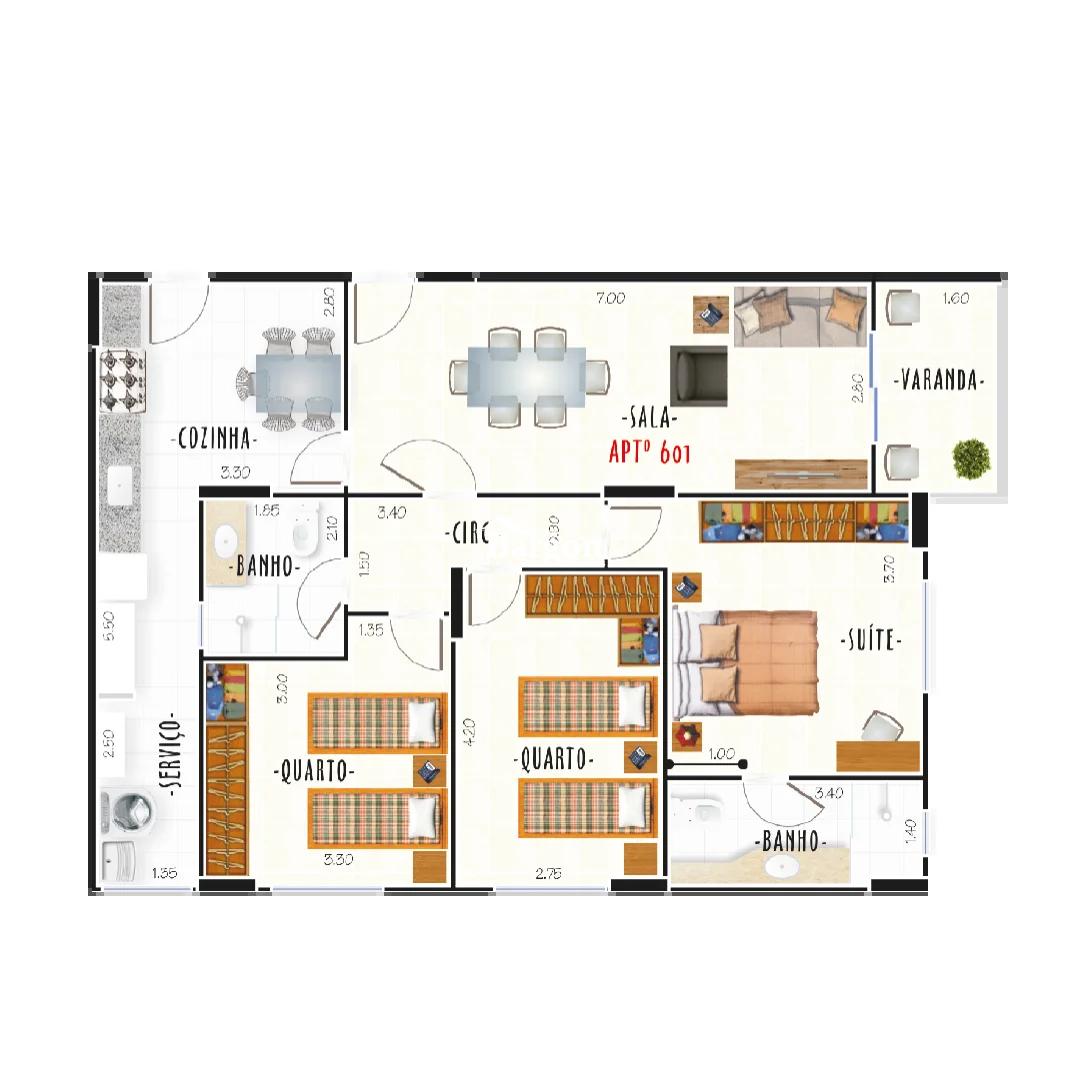 Apartamento à venda em São Mateus, Juiz de Fora - MG - Foto 36