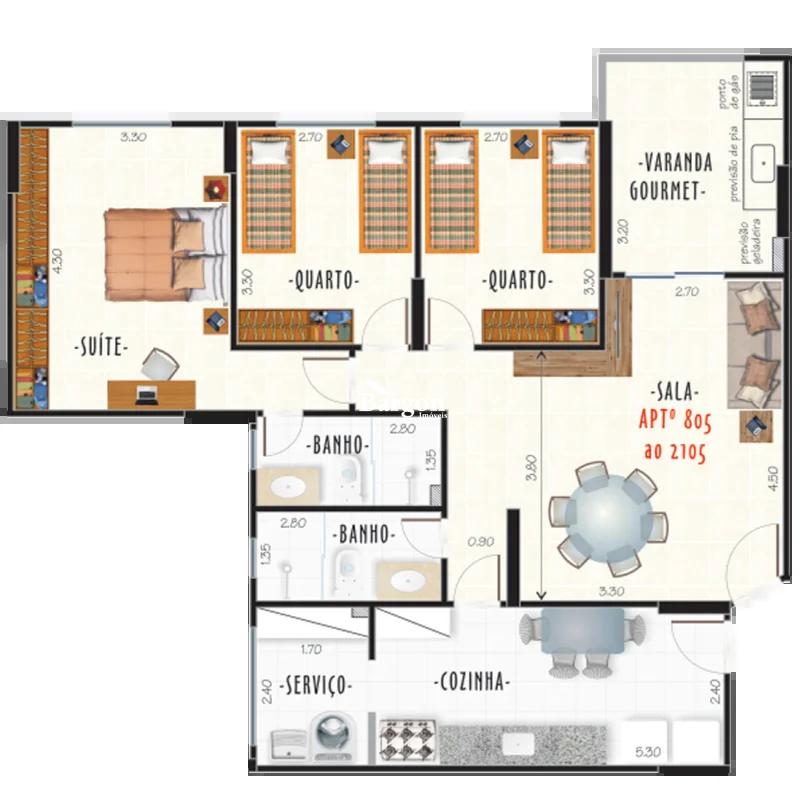Apartamento à venda em São Mateus, Juiz de Fora - MG - Foto 31
