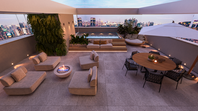 2° PAVIMENTO - TERRAÇO PRIVATIVO - COBERTURA 520M²