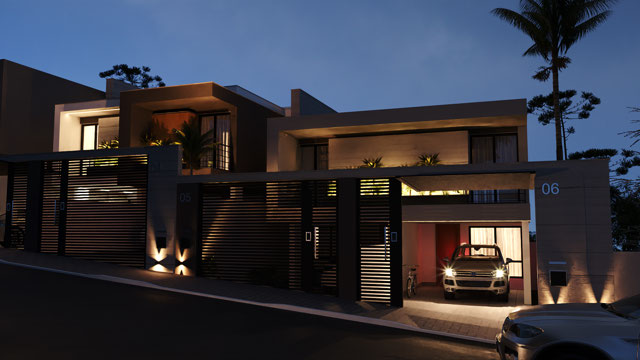 FACHADA DAS CASAS