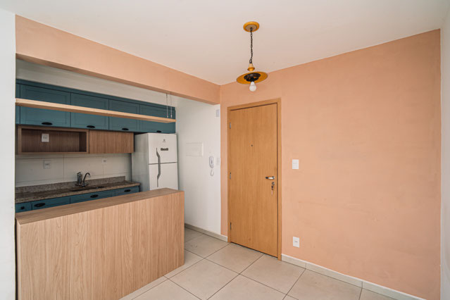 SALA COM COZINHA AMERICANA