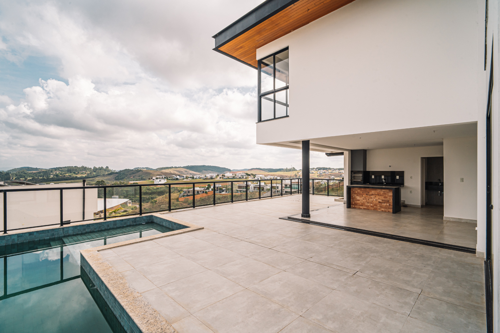 Vista da área gourmet