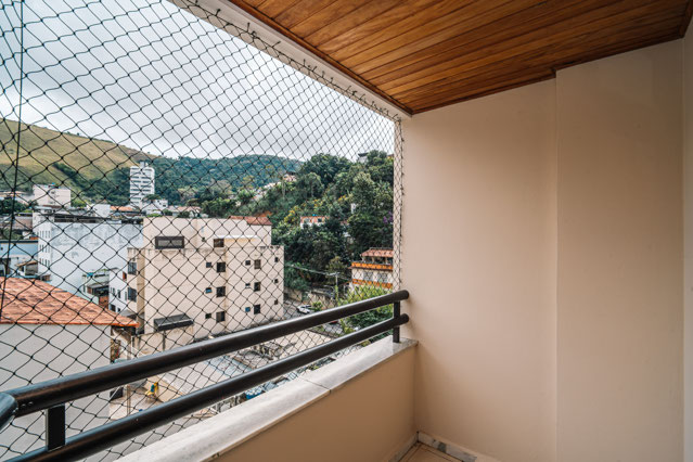 Varanda por outro ângulo
