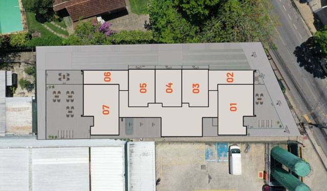 DISPOSIÇÃO DAS PRUMADAS