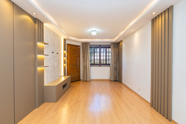 Sala de estar e jantar