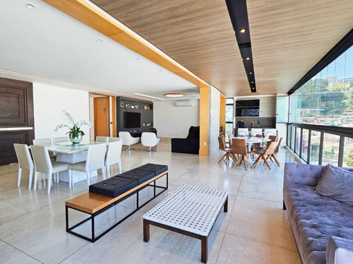 Ampla sala, 5 ambientes