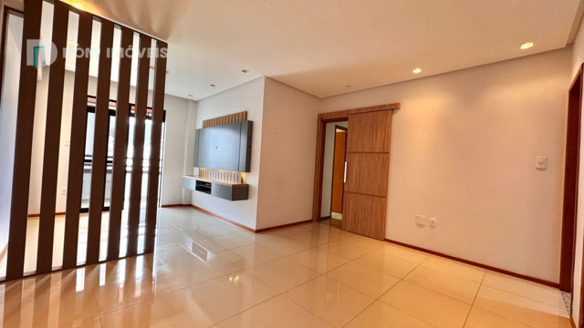 Visão ampla da sala