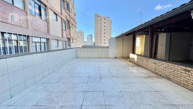 Cobertura - Área descoberta