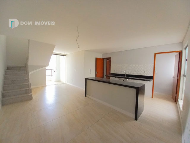 Sala integrada com cozinha
