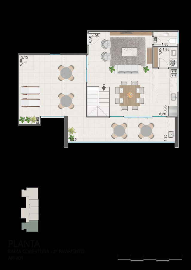 Planta 2º pavimento