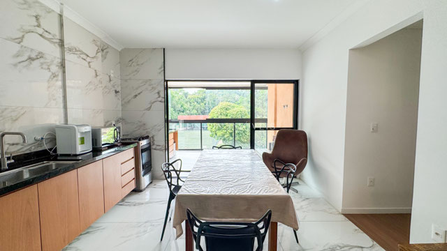 Sala 2 ambientes/Cozinha integrada/Varanda Gourmet