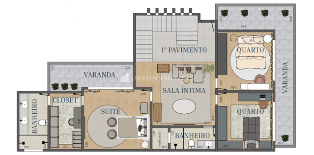 Planta 2º pavimento