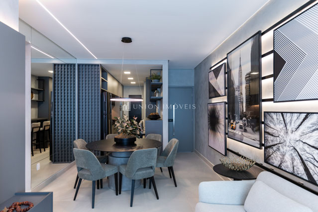 Sala 2 ambientes/Cozinha integrada