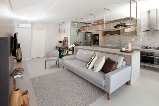 Sala 2 ambientes/Cozinha integrada