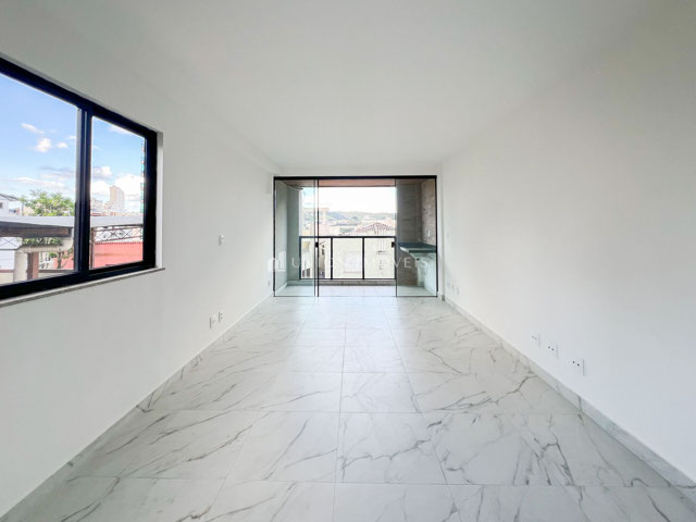 Sala e quarto integrados com a varanda gourmet