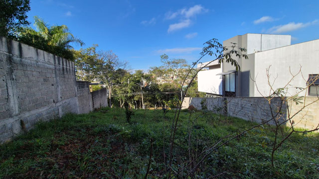 vista fundos terreno