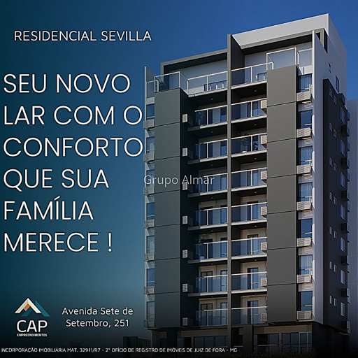 Apartamento com 3 quartos para Venda no bairro Centro / Costa Carvalho em Juiz de Fora, MG