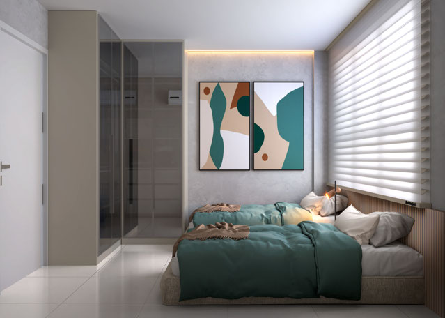 SUÍTE SOLTEIRO - COBERTURA