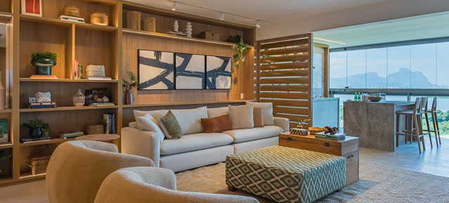 Sala e varanda gourmet