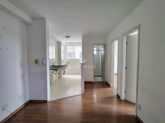 sala integrada a cozinha