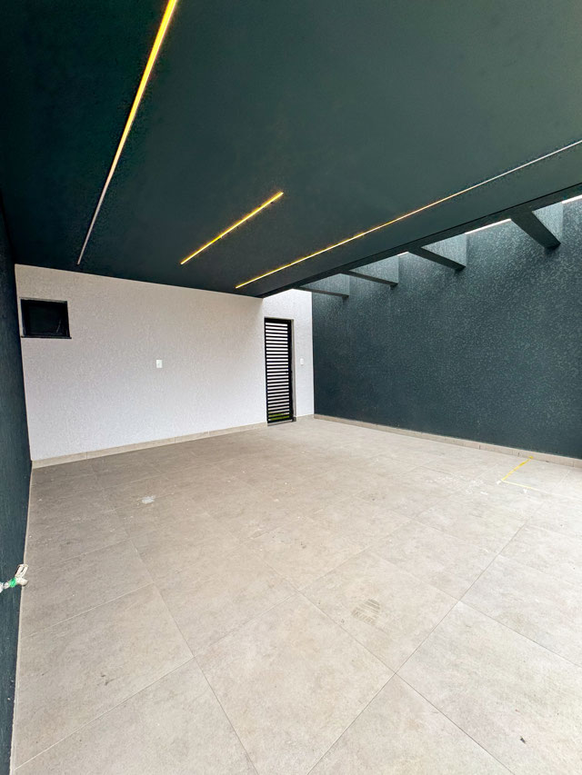 Garagem coberta